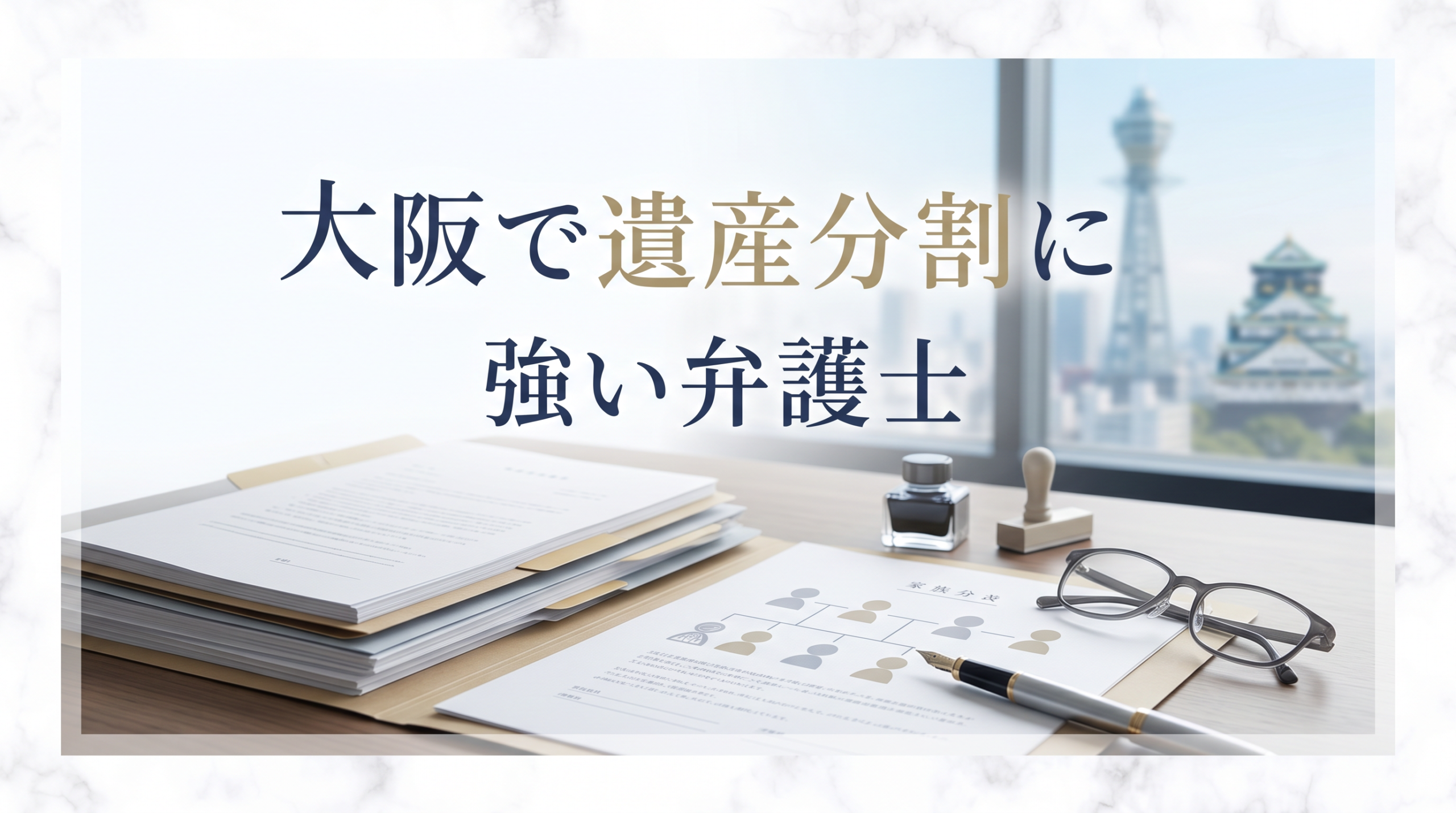 大阪で遺産分割に強い弁護士｜関西全域対応・初回60分無料相談